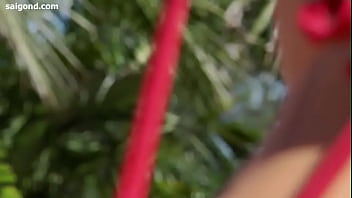 Preview 1 of Beach Ok - Anikka Albrite uncensored beautiful anal bomb