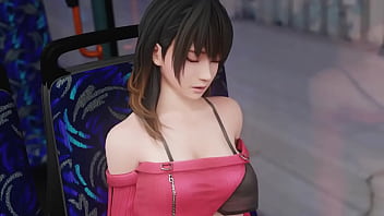 Preview 1 of Aur Mom Blue - Nanami in the bus