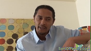 Preview 1 of Df6 Porn Com - Busty stepdaughter fucked by black stepdad
