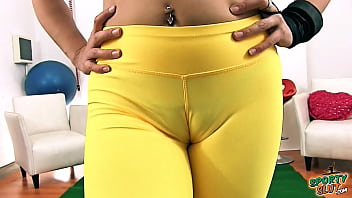 Preview 2 of Cuckold Mom - Milky Tits on this Huge Ass Huge Cameltoe Sporty Slut