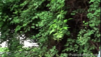 Preview 2 of Boy Cc - Cum on a hot woman face in public street sex threesome
