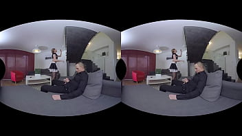 Preview 3 of Caballos En Celo - Luca Bella in VR as a lovely French maid