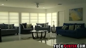 Preview 1 of Boy Boy Fuxk - Brown haired babe gets punished with a big dick on the couch on GotPorn (6194473)