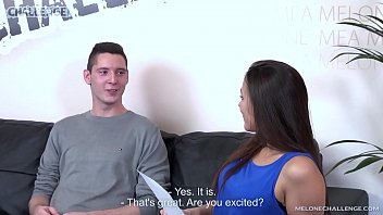 Preview 1 of Dani Danoes - Skinny tall dude try challenge czech pornstar Mea Melone