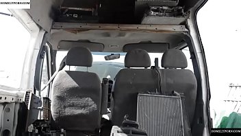 Preview 1 of Mom Daughter Brazzer Lesbian - Sex in the abandoned van