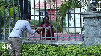 Preview 1 of Cute Nice Babe - Indian Housewife i. Romance With Neighbor Boy
