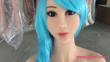 Preview 3 of Pepek Lesbian Sedapkene Jilat - zldoll 148CM Marcelle Full Body High Quality Lifelike Sex Doll