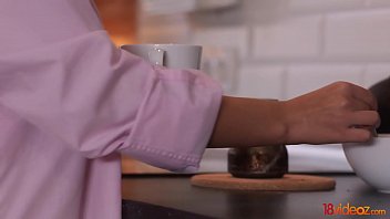 Preview 1 of River Pool - 18videoz - Moring coffee and ass riding Emily Thorne