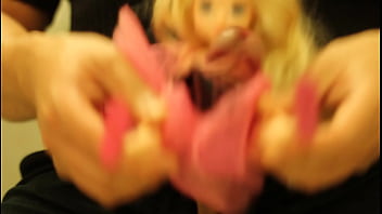 Preview 2 of Teendifly Doll - My cute blonde Moxie Girlz doll is a sexy CUM SLUT (bukkake compilation)