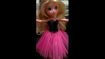 Preview 4 of Teendifly Doll - My cute blonde Moxie Girlz doll is a sexy CUM SLUT (bukkake compilation)