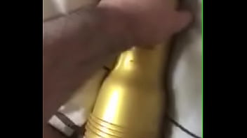 Preview 4 of Dehati School Girle Sex Father - Fleshlight fuck whilst on phone to GF