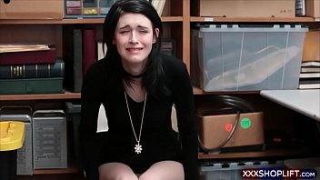 Preview 1 of Bruna Cristini - Cute teen shoplifter chick gets fucked as a punishment