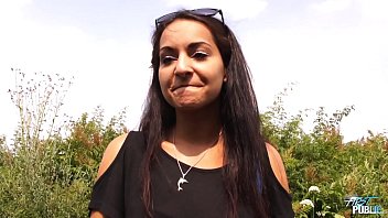 Preview 1 of Abg Srgm Skolah - 18yo law student convinced by two strangers with camera to fuck outdoors