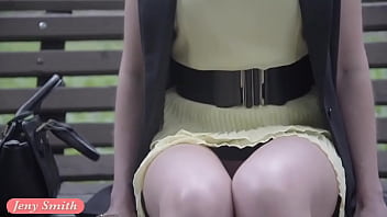 Preview 1 of Bap Ne Beti Ki Gand Mari - Jeny Smith public flasher shares great upskirt views on the streets
