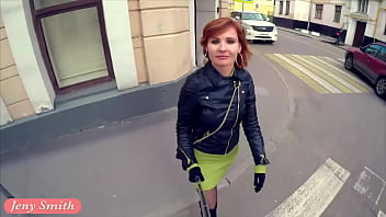 Preview 1 of Cycktrlwk - Jeny Smith public nudity on the road
