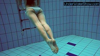 Preview 3 of Myanmae Sex - Sexy cute beauty Alla swims in the swimming pool
