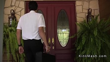 Preview 1 of Sister Brader Sexe Gem Hindi - After work dude fucks his bdsm sex toy