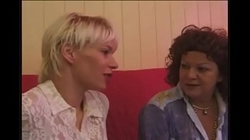 Preview 1 of Cum Wearing Pants - Sofa fuck for blonde mature milf