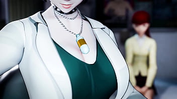 Preview 1 of Bratty Sis Halloween Pumpkin - Tae&#039_s sexy experiments with Kasumi (Persona 5)