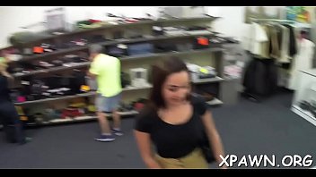Preview 4 of Thi Granny - Sweetheart is having sex in shop