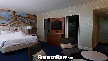Preview 1 of Brittany Oneil My Friends Mom - ShowerBait Straight Tom Bentley fucked by gay friend