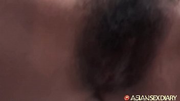 Preview 1 of Mom Son Share Bed With Father - Amateur Asian gets cum on her hairy pussy