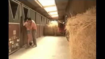 Preview 2 of Mom And 2girl - hot sex in horse stable