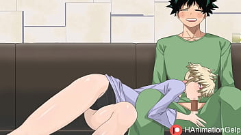 Preview 2 of Breather Seater Sex - Deku fucks his friend&#039_s mom