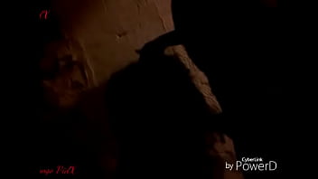 Preview 1 of Alyssa Milano Poison Ivy - **DELLAFRANGO VIDX** MY WHITE BITCH SUCK MY DICK IN THE CELLAR