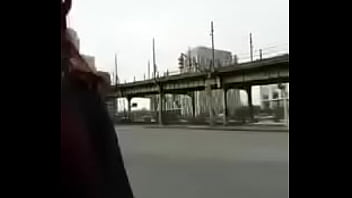 Preview 2 of Birthing1 - Girl showing boobs in public place