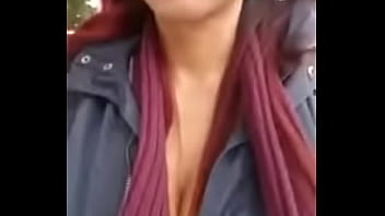 Preview 3 of Birthing1 - Girl showing boobs in public place