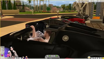 Preview 2 of Ben 10 Xxx All Video - Sims 4 Puta se lo mama a puertorrique&ntilde_o en Lamborghini