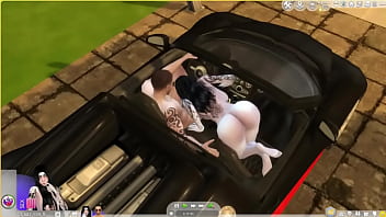 Preview 1 of Ben 10 Xxx All Video - Sims 4 Puta se lo mama a puertorrique&ntilde_o en Lamborghini