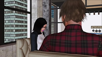 Preview 3 of Blind Girl Having Sex - Max&#039_s Life Temporada 3 Cap 147 - follando con una sexy sumisa