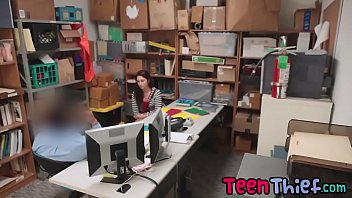 Preview 1 of Claudia Ferrari Anal Creampie - Casual teen with long dark hair has to offer her soaking wet pussy for a ride