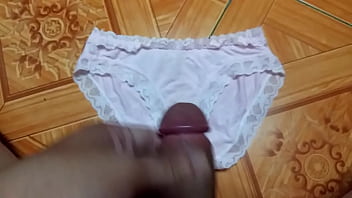 Preview 1 of Nice Big Ass Solo Dildo - Sịp hồng hồng đ&aacute_ng y&ecirc_u | Cum on panties compilation the best!