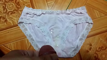 Preview 4 of Nice Big Ass Solo Dildo - Sịp hồng hồng đ&aacute_ng y&ecirc_u | Cum on panties compilation the best!