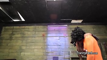 Preview 1 of Bangladeshi Sanayee Xxx - Big cock tranny fucks even bigger