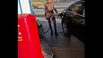 Preview 2 of Wwww Indion Xxx Com - Flashing at a petrol station