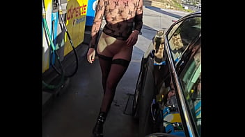 Preview 4 of Wwww Indion Xxx Com - Flashing at a petrol station