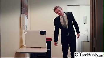 Preview 2 of Japanese Idol Gets Groped - Hardcore Sex In Office With Huge Boobs Girl (Kylie Page) vid-16
