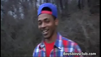 Preview 2 of Home Smally - Black Muscular gay dude fuck white sexy teen boy 24