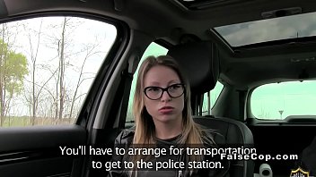Preview 2 of Analy Por - Blonde fucking fake cop to avoid penalty