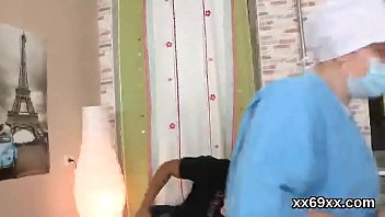 Preview 1 of Teen Sex Petit - Stud assists with hymen examination and reaming of virgin chick