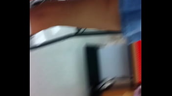 Preview 2 of Sunny Panty Sex - over~alls jean upskirt shopping