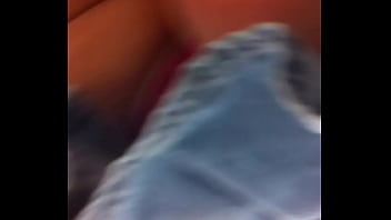 Preview 3 of Sunny Panty Sex - over~alls jean upskirt shopping