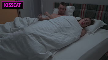 Preview 2 of Sex Xxx Video Yoga - Step mom came to step son&#039_s house after fight with husband and fuck in share bed till cum inside