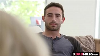 Preview 1 of Magelang Sex - Cute teen and busty blonde stepmom having a threesome