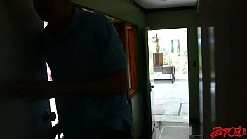 Preview 1 of Rosina Nmarina - Scarlet Red Babysits Big Cocks