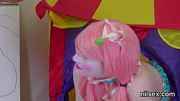 Preview 4 of Lesbian Pony Riding - Slutty chick is brought in anus asylum for uninhibited therapy